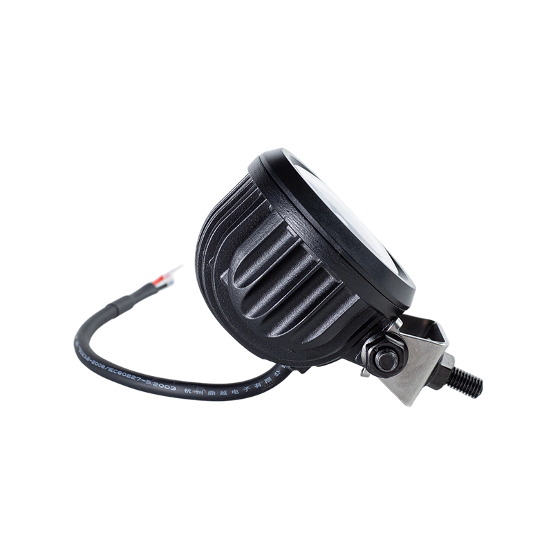 IP67 5W DC9-80V 비스듬한 둥근 파란 반점 지게차 안전 경고등