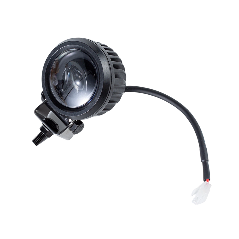 IP67 5W DC9-80V 비스듬한 둥근 파란 반점 지게차 안전 경고등