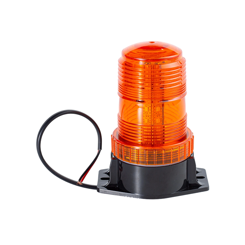 지게차용 IP65 8W DC9-80V 360° 호박색 스트로브 비콘 경고등