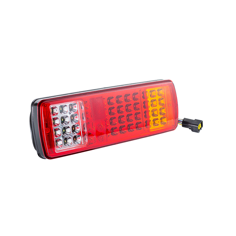 FLDJ-SSWD-002 IP55 6W DC12-24V 3색 일체형 LED 후미등 (방향 지시등 + 포지션 라이트 + 후진등)