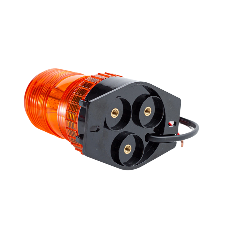 지게차용 IP65 8W DC9-80V 360° 호박색 스트로브 비콘 경고등