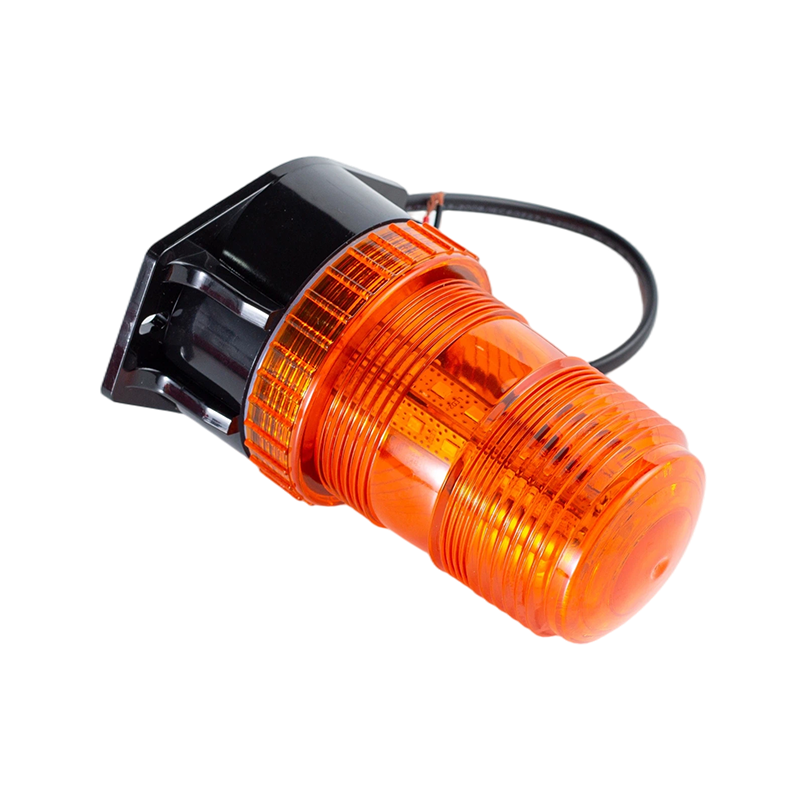 지게차용 IP65 8W DC9-80V 360° 호박색 스트로브 비콘 경고등